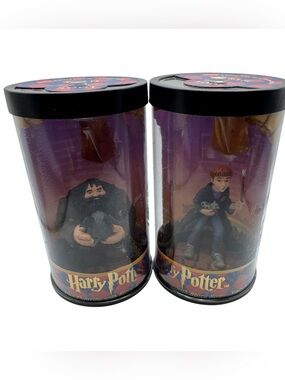 Enesco Harry Potter Hero Series Ron Weasley Hagrid Action Figures Sealed 2000